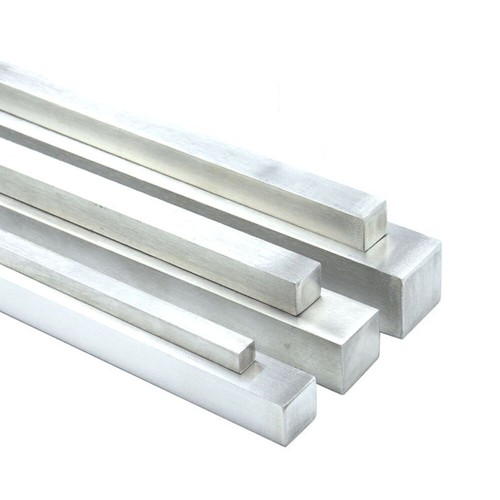 304 Stainless Steel Square Bar 500mm Length, Square Side Size:From 2mm To 30mm
