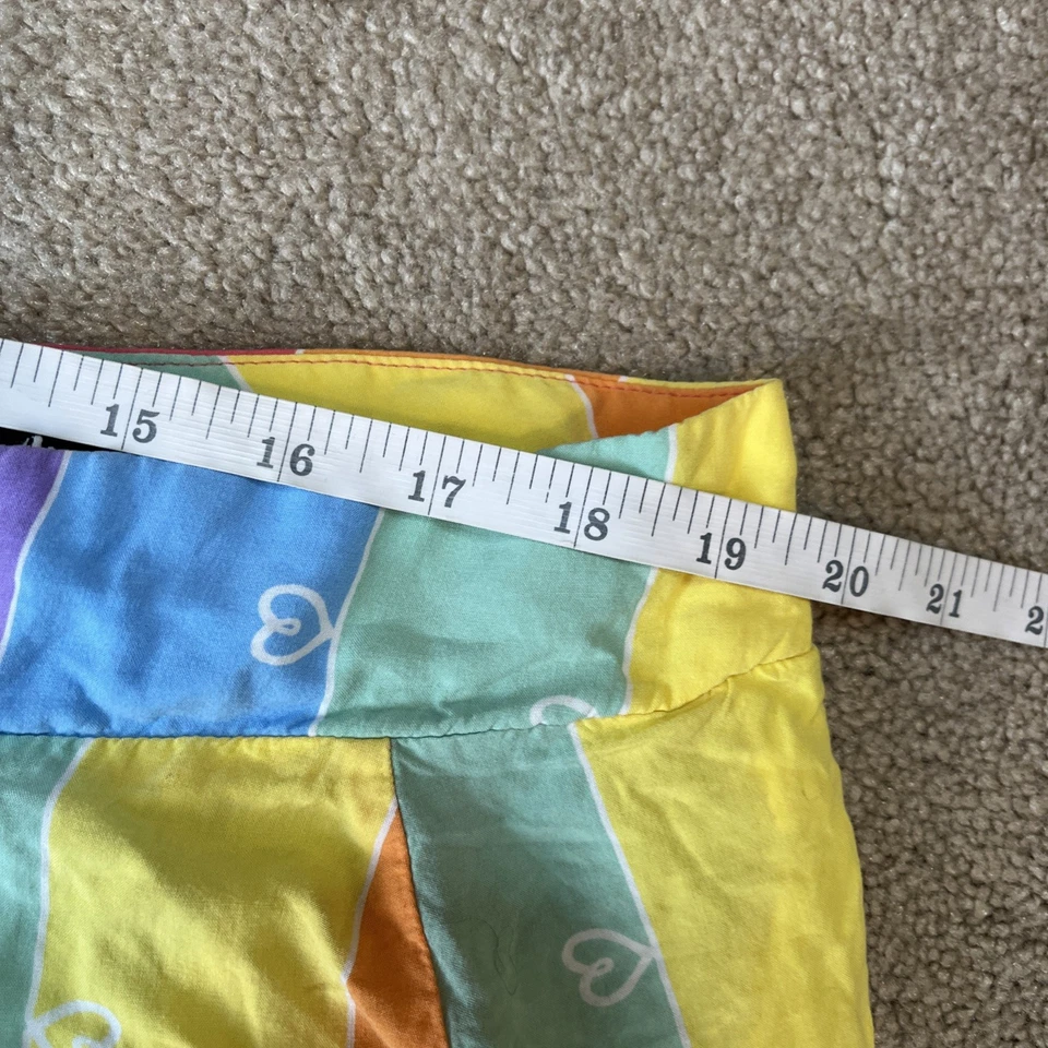 Modcloth x Collectif Rainbow Skirt Womens 20 Heart Swing Pockets Maximalist - Image 4 of 4