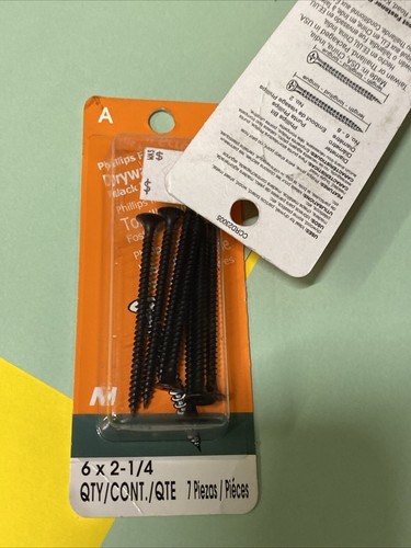 Drywall Screws 7pc 6x2-1/4 Midwest Fastner 23005 - Picture 2 of 4