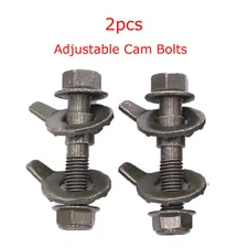 FOR 14MM FRONT LEFT & RIGHT CAMBER ALIGNMENT ADJUSTABLE CAM BOLTS KIT (2 Bolts)