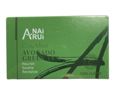 A Nai Rui Avocado & Green Tea Clay Mask - Face Cleansing Mask - 4.23 oz -Ex 4/26