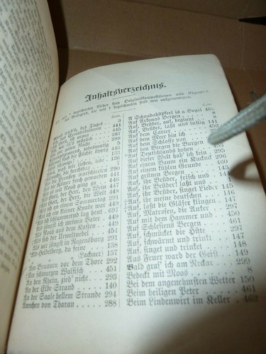 Buch mit Vaterlandsliedern von 1886 (Allgemeines Deutsches Commersbuch) - Bild 11 von 12