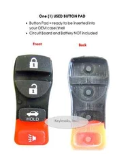 keyless remote 4 Button pad transmitter control alarm entry 91LP0143 fob phob