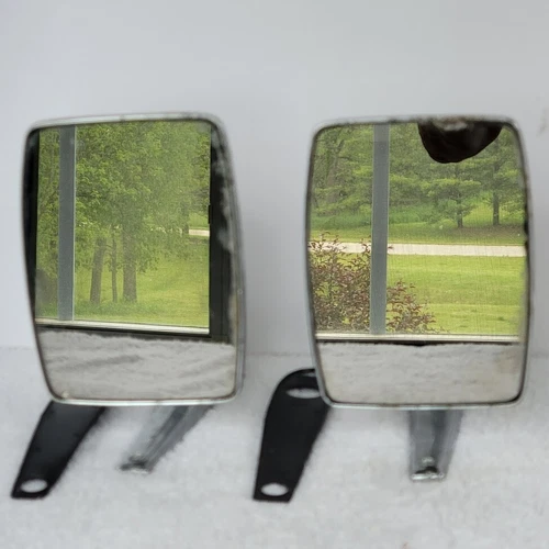VTG 1967-1970 OEM FORD BRONCO SIDEVIEW MIRRORS - LH/RH PART 17743DA # 17743 DA