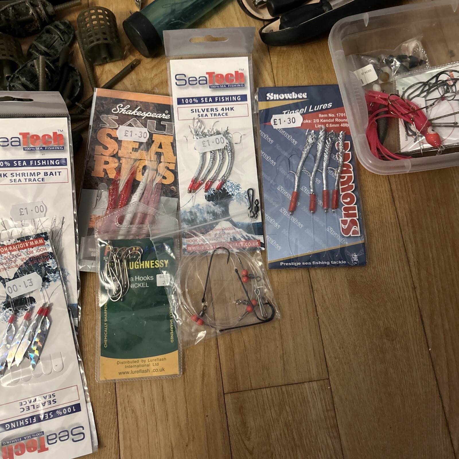 Carp fishing And Sea Fishing Job Lot Rods Reels Assorted Tackle