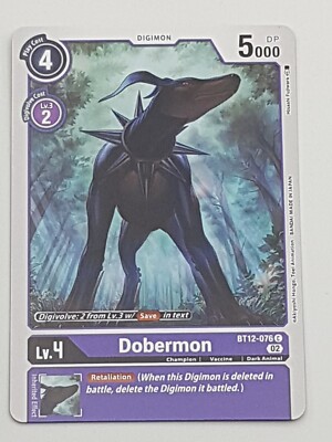 Digimon TCG Einzelkarte Dobermon NM