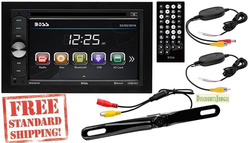 Boss Audio B9351WRC car 2Din CD DVD MP3 USB SD Bluetooth Wireless Backup Camera