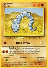 Carta Pokémon Onix 56/102 Set Base
