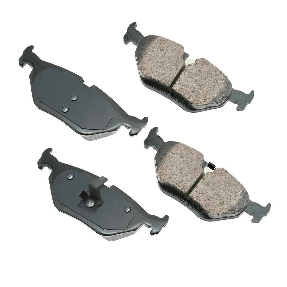 FRONT+REAR Akebono Euro Ceramic Disc Brake Pads 99-09 Saab 9-5 USA MADE AK107872 - Imagem 2 de 3