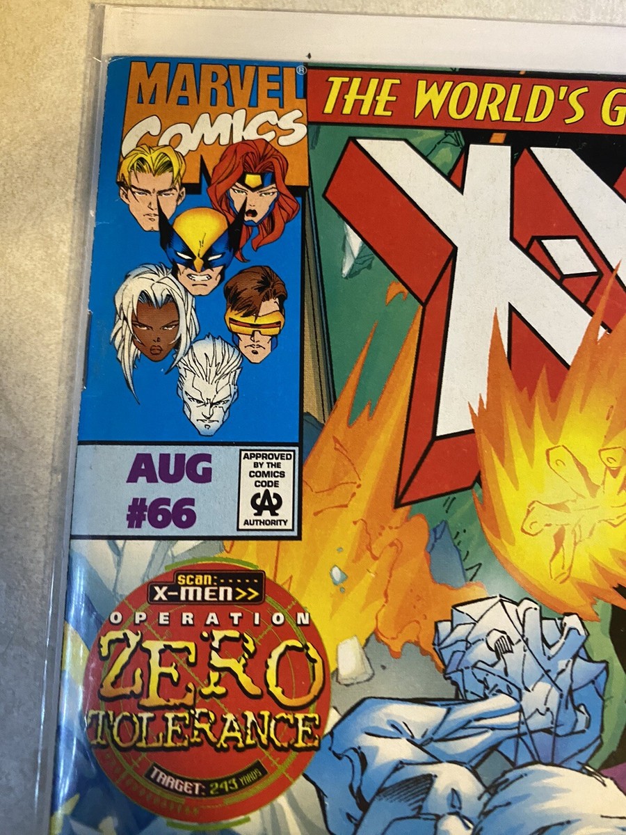 X-MEN #66 the return of the iceman.your new guide to the marvel