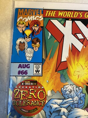 X-MEN #66 the return of the iceman.your new guide to the marvel