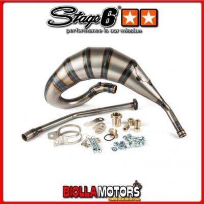 S6-9119310 AUSPUFFANLAGE (NO AUSPUFFD?MPFER) Stage6 Streetrace 70cc montaggio al