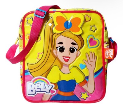 Bolsa Infantil Crossbody Bely Y Beto - Bely 3d Con Luz Led Color Amarillo