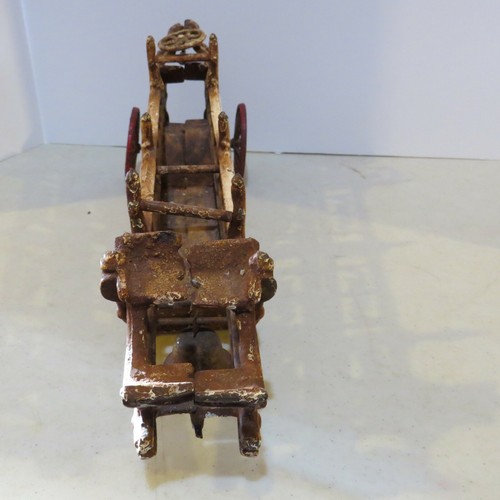Cast Iron Ladder Truck with 3 Horses CI-013 - Picture 12 of 12
