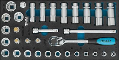 HAZET Socket set, font face=''HZAntriebssymbole'' j /font 10 = sup 3 /sup / sub