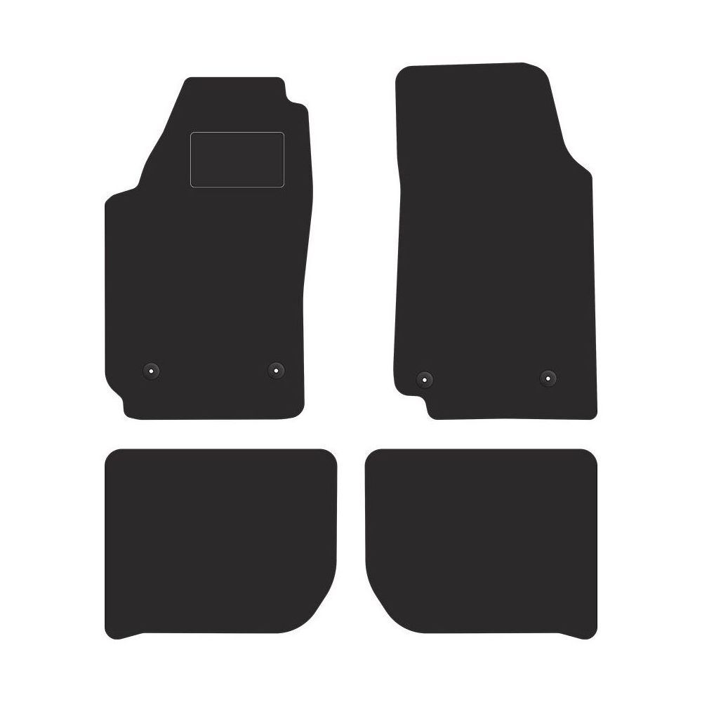 Tapis de voiture marron en velours pour protéger l'habitacle de votre Audi 100 C4