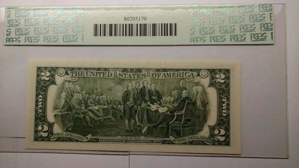 Fr. 1936-F* 1995 $2 FW Star Note Federal Reserve Note PCGS Gem New 65PPQ******** - Image 4 of 4