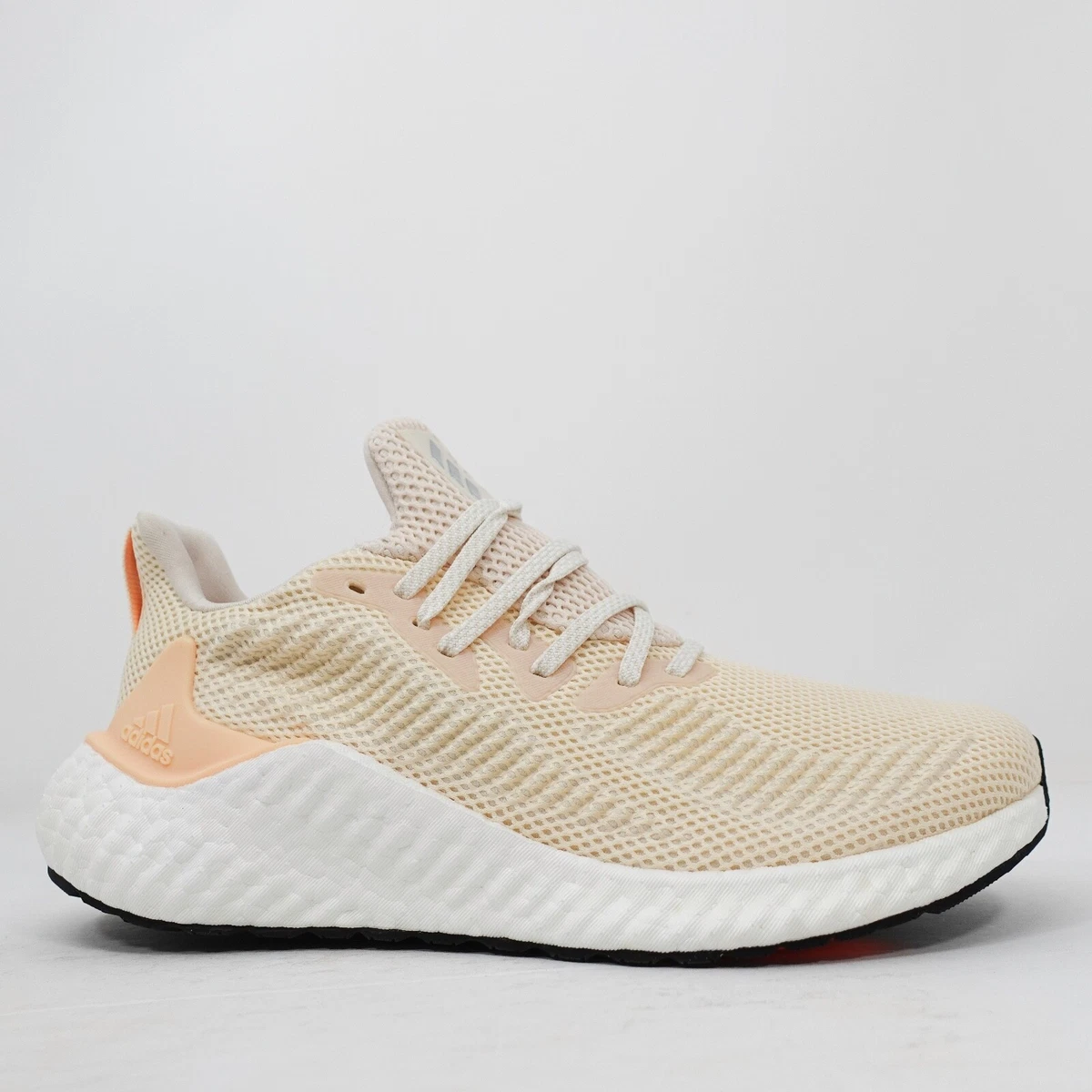 Adidas AlphaBoost Ecru Tint Glow Orange Running Shoes G28565 Mens 7.5  Womens 8.5 | eBay