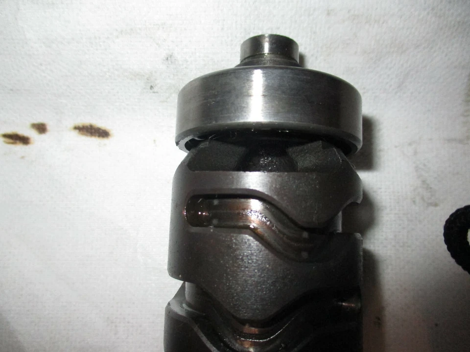 Tambor de cambio con conjunto de leva de cambio de cojinete 23X-18540-00-00 1982 Yamaha YZ490 Foto 3 de 4