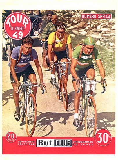 Vintage 1949 Tour de France Cycling Poster A3 Print UK