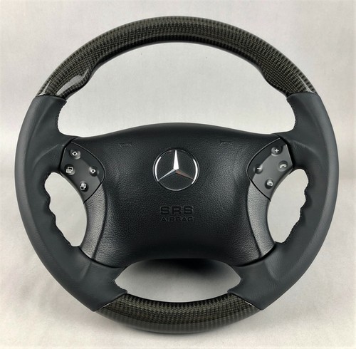 Mercedes Benz W203 C Class AMG style carbon sport steering wheel steering wheel valance