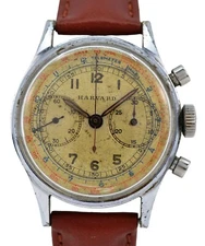 Vintage 1940's Men's 35mm Harvard Chronograph Mechanical Watch (Landeron Cal.48)