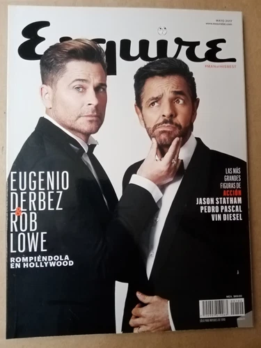 EUGENIO DERBEZ ROB LOWE ESQUIRE MEXICAN MAGAZINE MEXICO SPANISH MAY 2017