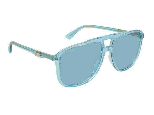Gucci Occhiali da Sole Azzurro uomo sonnenbrille GG0262S graduabili 003 |  eBay