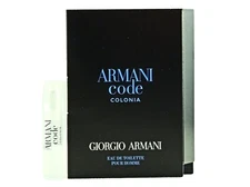 GIORGIO ARMANI ARMANI CODE COLONIA 1.2ml .04fl oz x 1 COLOGNE SPRAY SAMPLE VIAL