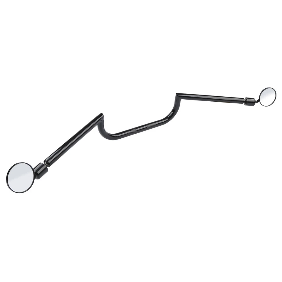 Espejos retrovisores de manillar de 7/8" 22 mm aptos para Café Racer Custom Cruiser Honda Yamaha negros Foto 4 de 4