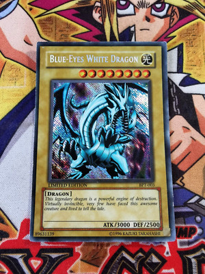 Blue-Eyes White Dragon bpt-003 Ltd Ed (HP) *REVERSE SECRET SELTEN* Yu-Gi-Oh!
