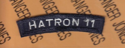 USN Navy Heavy Attack Squadron HATRON 11 Tab 3.5'' arc patch c/e
