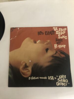 THE SHOOP SHOOP SONG BETTY EVERETT 1965 ITALY 7'' US VERSION Jetzt sind wir groß