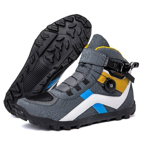 Men's Motorcycle Boots Non-slip Wear Resistance Protective Gear Motorcycle Shoes - Picture 3 of 26