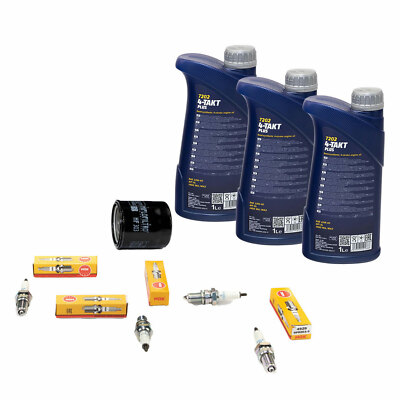 Inspektion Für Honda XL 650 V Transalp RD 2000-07 Set Öl 3L Ölfilter Zündkerzen