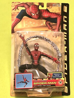 アメコミ Spider-Man 2 Web Climbing Spider-Man Spider-Man 2 Movie Web Climbing Peter Parker Tobey Maguire Toy Biz
