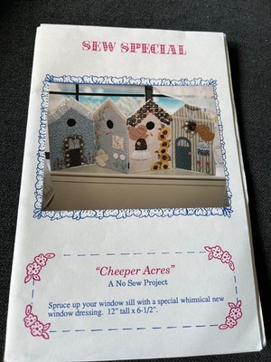 Vntg Sew Special Pattern ''Cheeper Acres'' No Sew Whimsical Dressing Uncut