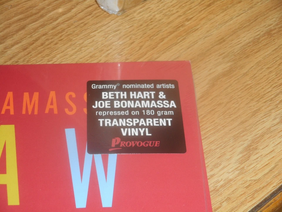 BETH HART and JOE BONAMASSA seesaw CLEAR VINYL LP NEW SEALED provogue 180 gram - Image 3 of 3