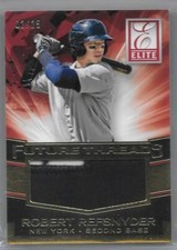Robert Refsnyder 2015 Elite Baseball Fututre Threads Gold RC JSY #19 Ser#2/25