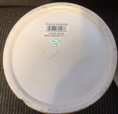Fox Hunt Hunting Porcelain Canister As Is - Picture 8 of 8