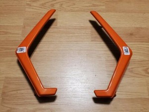 Pair 2021 Polaris RZR Painted Orange Madness Fang Covers 5455695-589