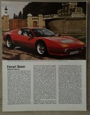 Ferrari Bb512i Road Test Brochure 1982 - Berlinetta Boxer 512i Ferrari Bb512i Road Test Brochure 1982 - Berlinetta Boxer 512i
