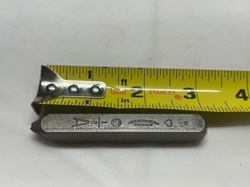 Juego de estampillas de acero, letras y símbolos de 1/8", "Hola Loy", Schmidt-USA - Y104 - Imagen 2 de 9