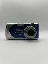 Canon PowerShot A430 4MP Blue Digital Camera - Tested and Working