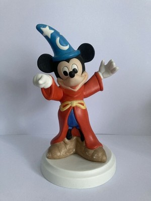 Vintage Disney Mickey Mouse Sorcerer's Apprentice Fantasia Figurine Mexico 19cm