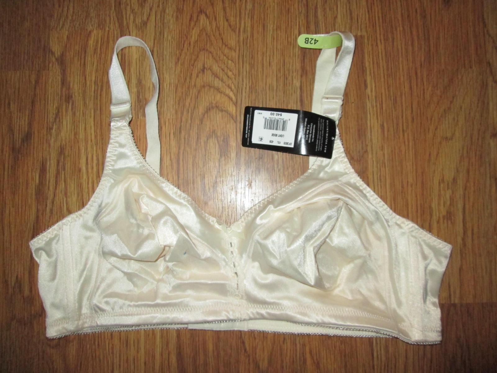 Womens BALI CLASSIC SUPPORT WIRE FREE BRA bra sz 42B 42 B NWT