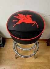 Mobile Pegasus Mobilgas Gas Bar Stool Stools