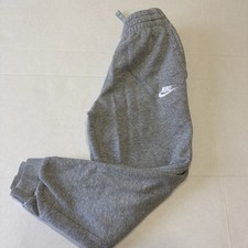 Nike Kids Sportswear Club Fleece Joggers Grey Sweatpants FD3008- 063 Youth Sz M