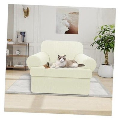 Waterproof Chair Cover with Arms 2-Piece Set Armchair (1 T-Cushion