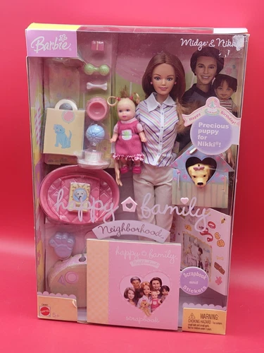 2003 Mattel Happy Family Neighborhood Scrapbook Midge & Nikki #C6061 NRFB
